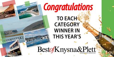 Your votes, their victory: 2025 Best of Knysna & Plett winners announced