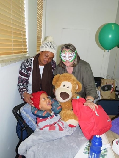 Little faces light up at the hospital party