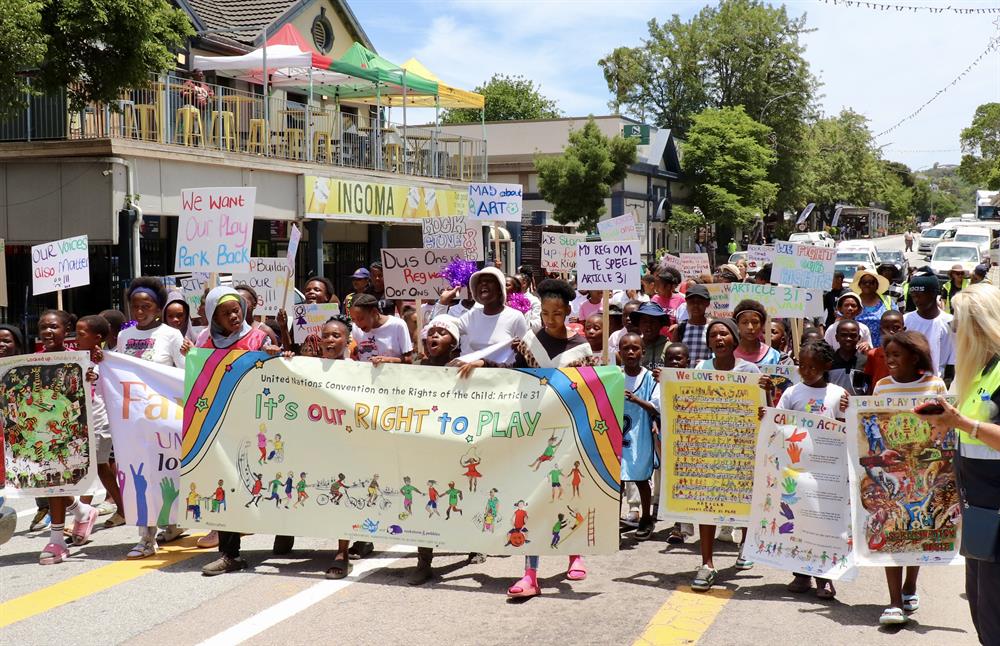 Children lead the call to protect Knysna playgrounds