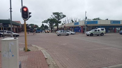 Taxi blockade in CBD