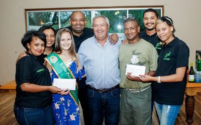 Sport Buddy- gholfdag genereer R10 000 vir Thom en Qusheka