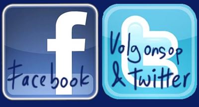 Volg ons op Facebook en Twitter