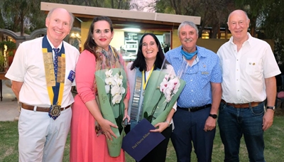 Groot eer vir twee Rotariërs