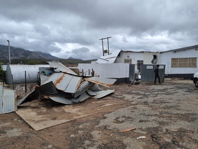 Langkloof storm wreaks havoc