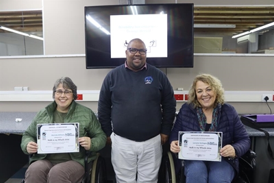 Newspaper staff experience life on wheels in APD training
