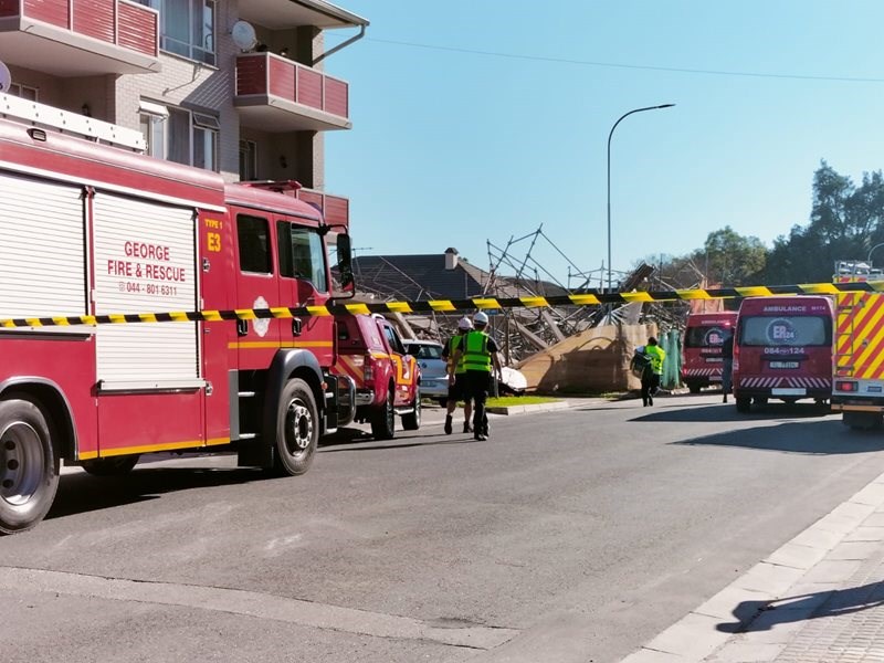 Building collapse in Victoria Street