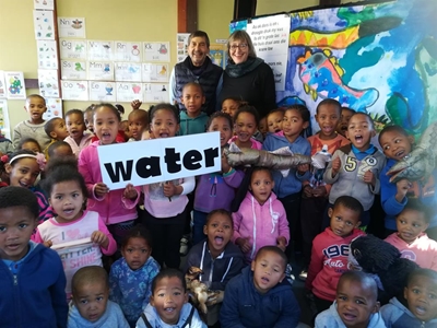 Poppekas leer kleuters water bespaar