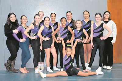 Artistieke gimnastiek vereis harde werk