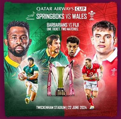 Boks to open 2024 season with Test against Wales at Twickenham