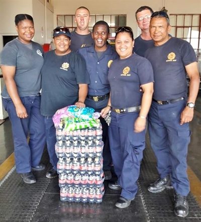 Generous donations to firefighters