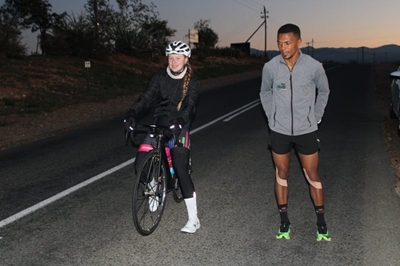 Oudtshoorn se eie Comrades spring weg