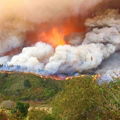 Greenhouse gas surge tied to deadly floods and fires