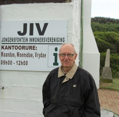 Inwoners vat mos raak