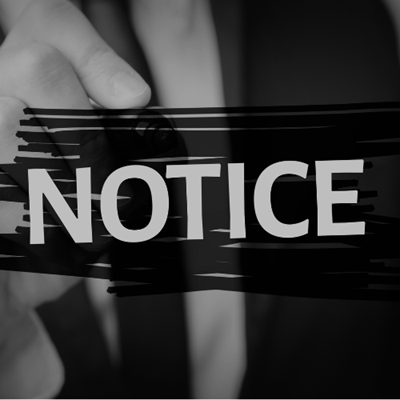 Re notice: Application for rezoning and permanent departure