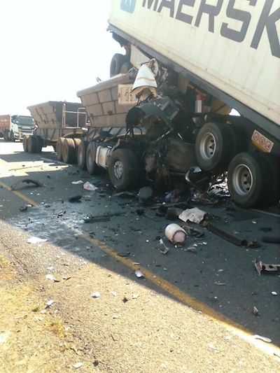 Three die in truck collision