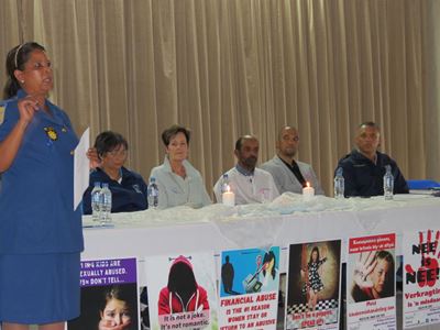 Stop geweld teen vroue en kinders