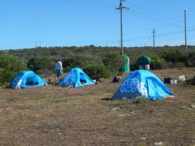 Van die bos na 'n tent