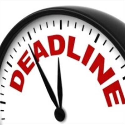 Tax return deadline looming