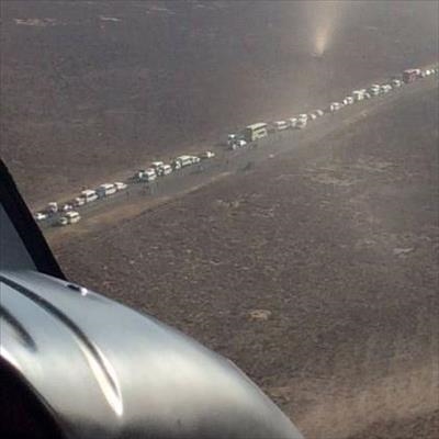 Accidents occur as holiday traffic surges