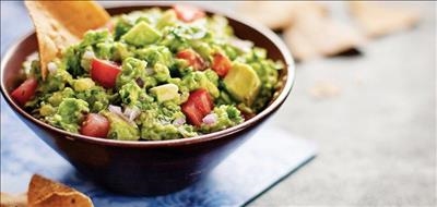Guacamole salsa with a twist