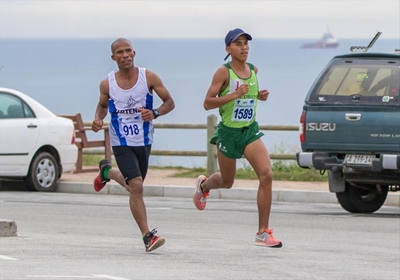Leon Adams wen padwedloop op Hartenbos