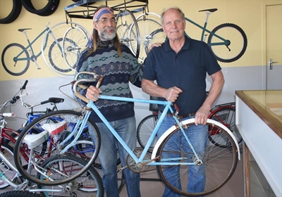 Veteraanfiets kry 'n nuwe blyplek