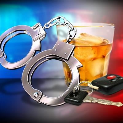 Arrested for driving under the influence