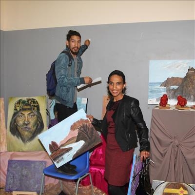 Kollig op die kunste gallery
