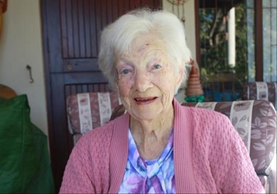 Betty Franken se gees op 95 nog nie geblus