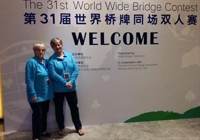 Knysna bridge girls back from China