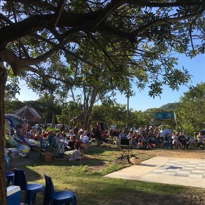 Merriment before Eden Kite Festival