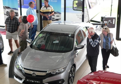 Honda George spog met CR-V op pretdag