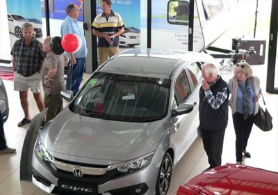Honda George spog met CR-V op pretdag