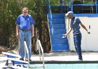 Swembaddens opgegradeer na groen water
