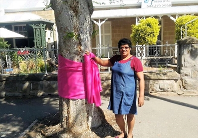 Pienk Trees vir Pauline