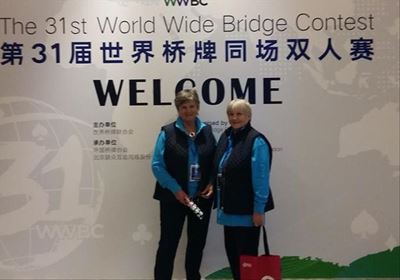 Knysna bridge girls return home