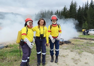 Firefighting heroes touch up their skills