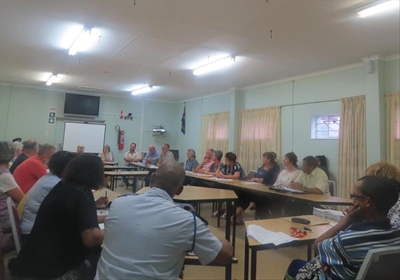 Residents engage with CPF and police