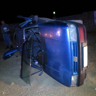 Motor jaag weg na botsing