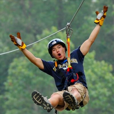 Zip-line one step closer