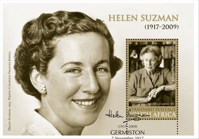 New stamp in honour of Helen Suzman