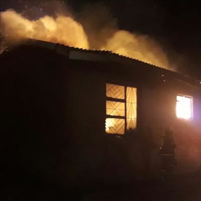 Vroegoggend brand verwoes huis