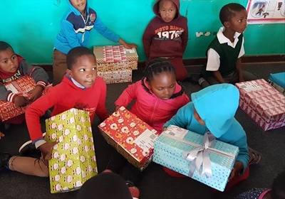 Santa Shoebox Project warms little hearts