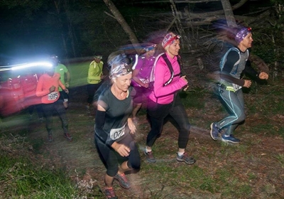 Night adventure for runners