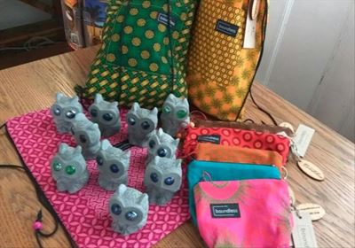Local crafts at tourism office