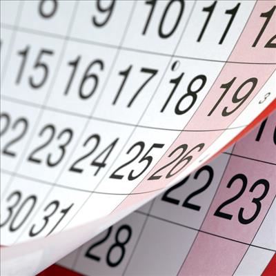 Calendars available next week