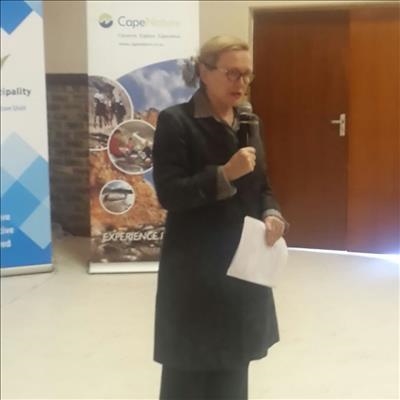 Helen Zille at environmental seminar