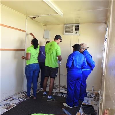 South African army visits Plett