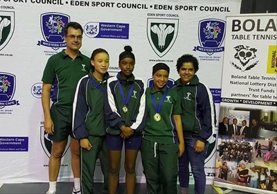 Table tennis in the Western Cape