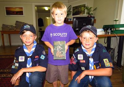 Historic scout book finds new home